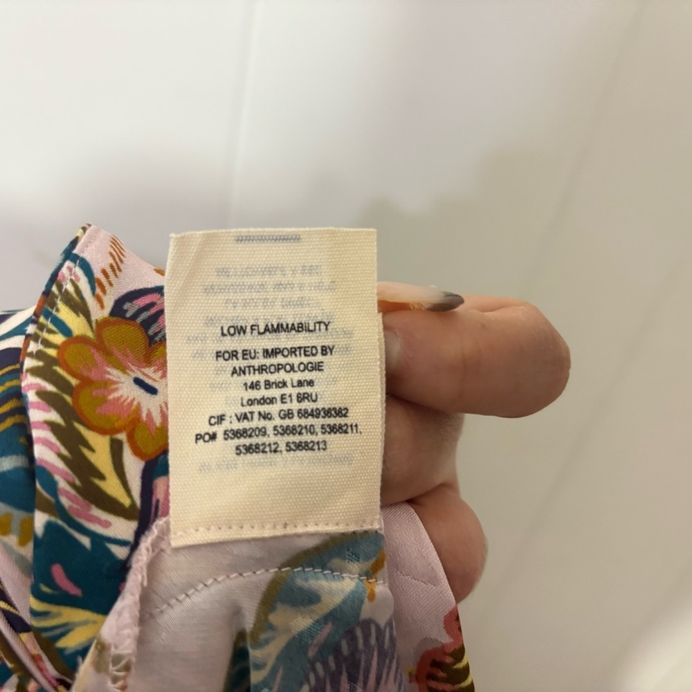 Kachel x Anthropologie Floral Flutter Sleeve Midi Dress Pink Romantic Boho Size - Picture 15 of 16
